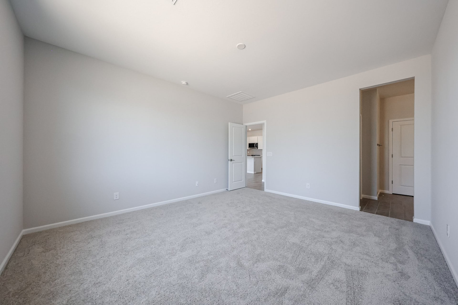 A room with white walls.