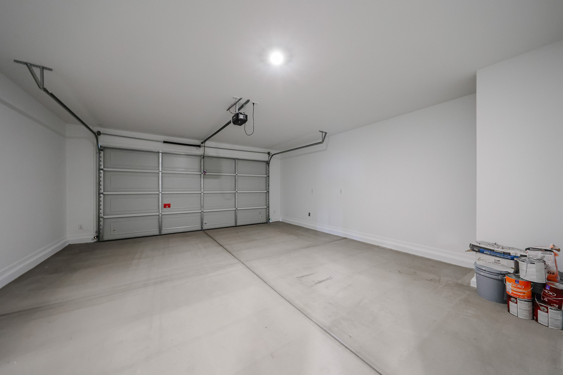 A room with white walls.