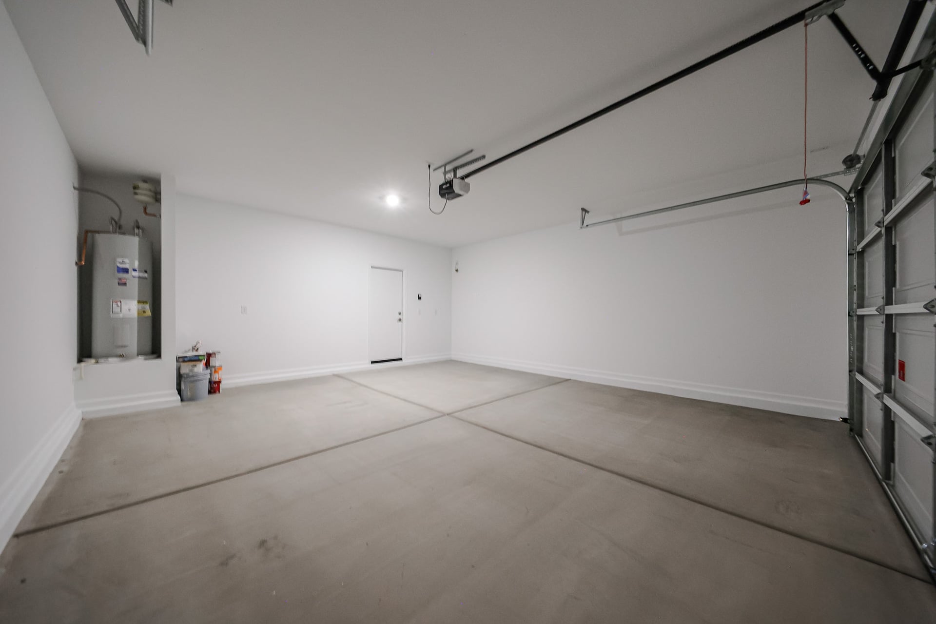 A room with white walls.