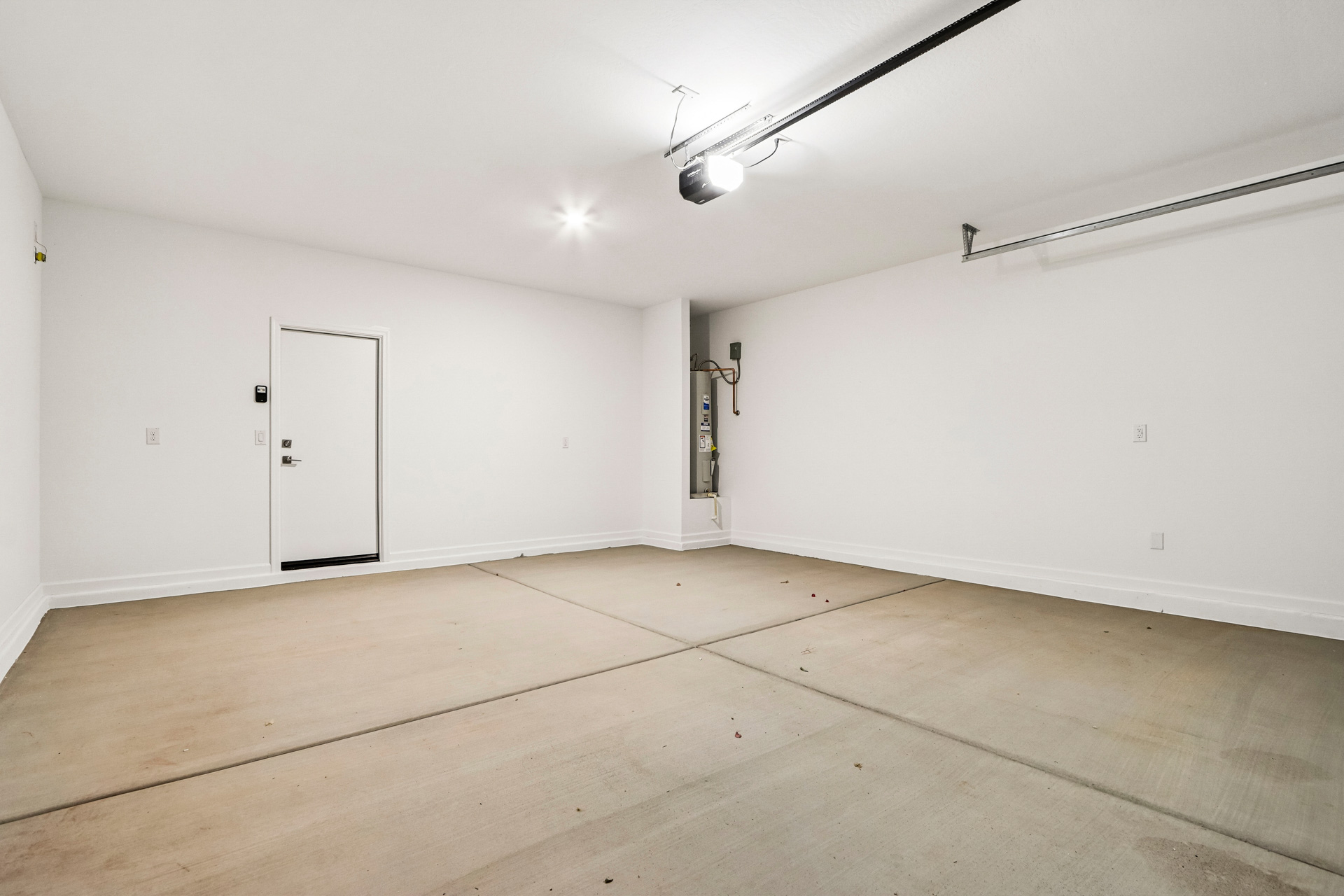 A room with white walls.
