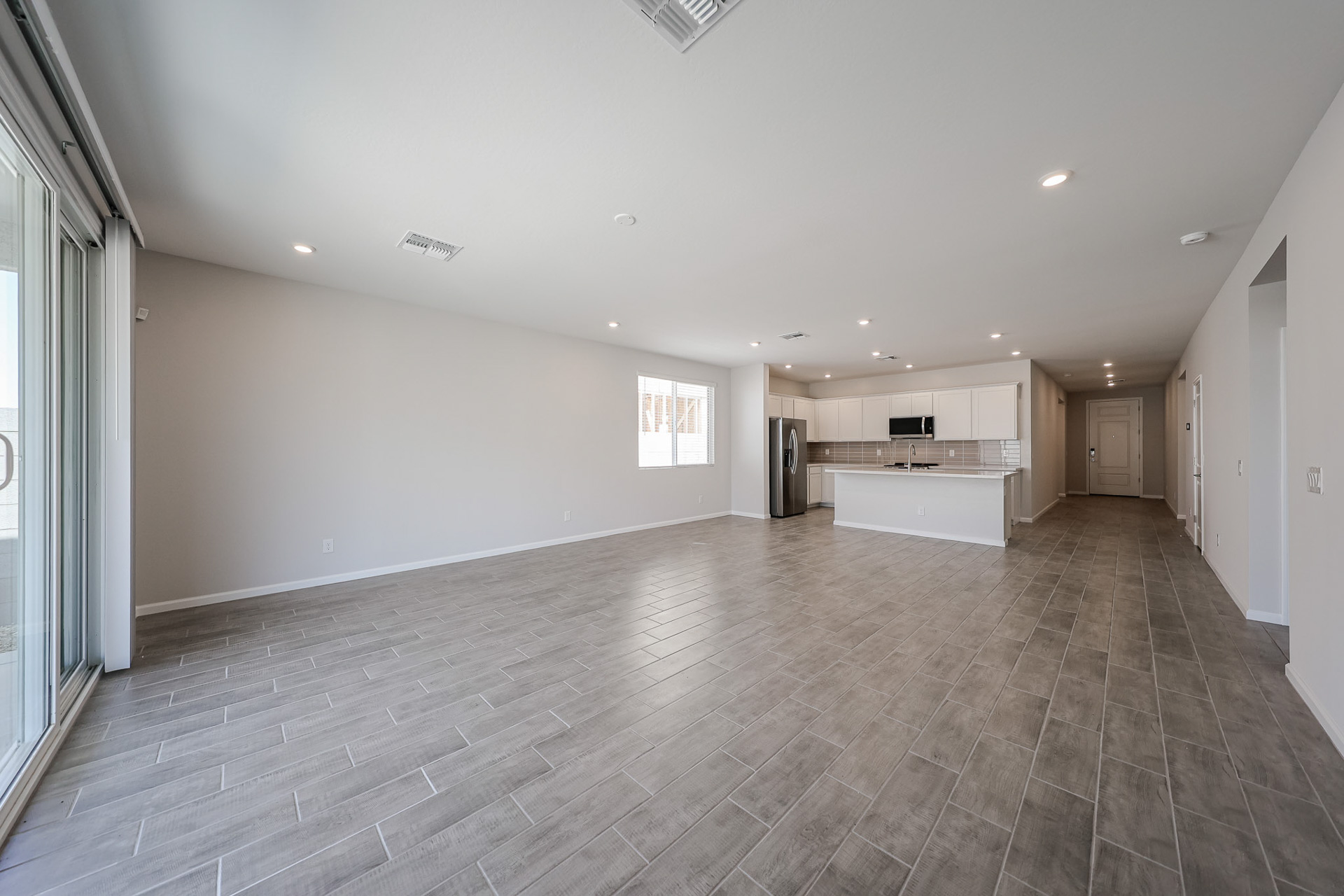 A large empty room.