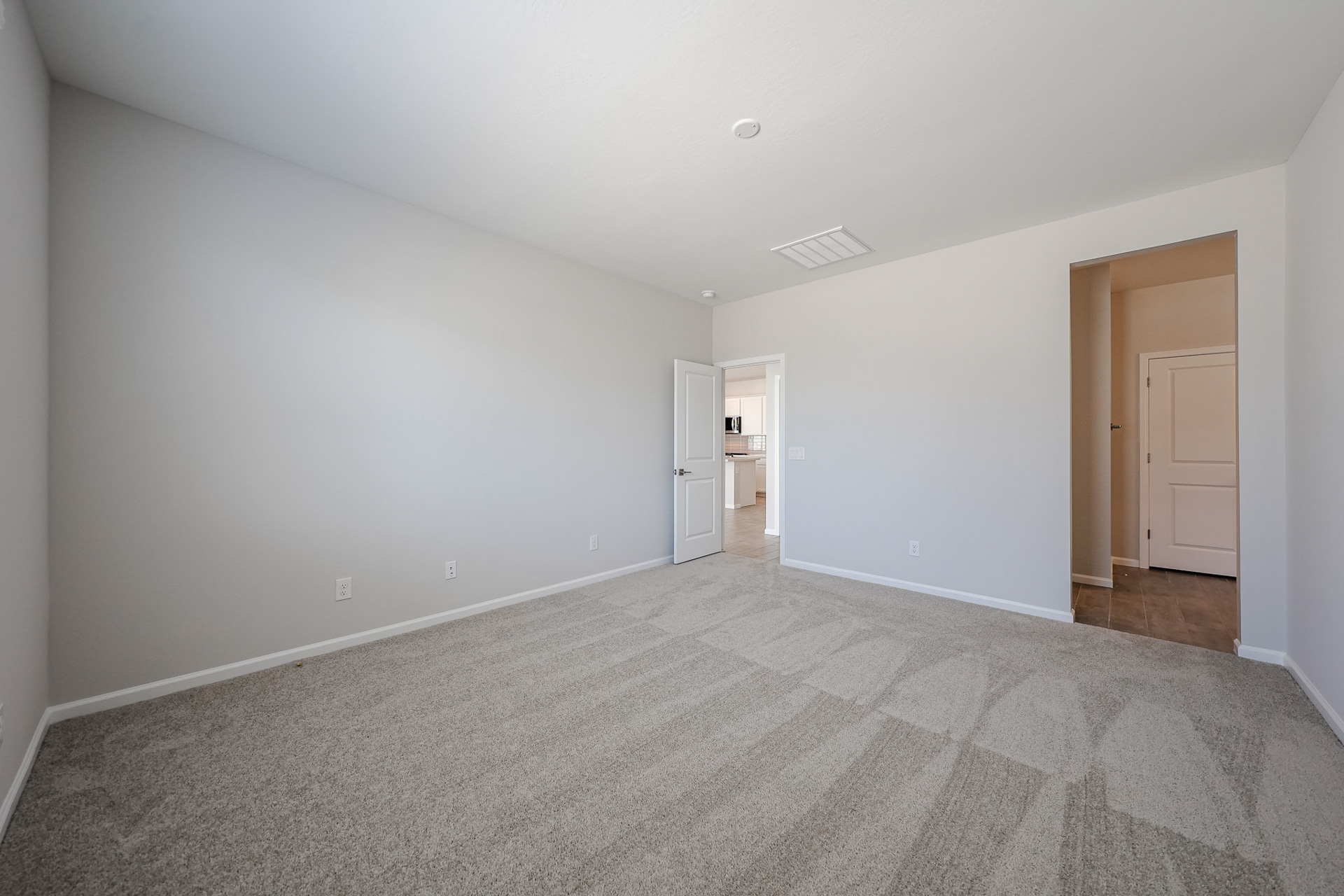 A room with white walls.