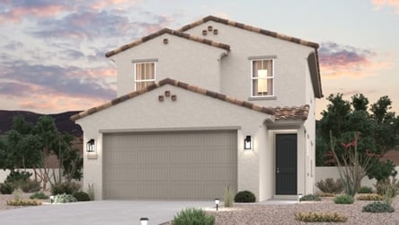 A house with a garage.