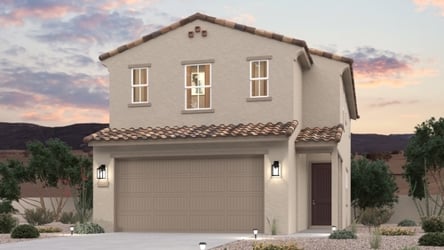 A house with a garage.