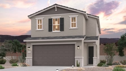 A house with a garage.