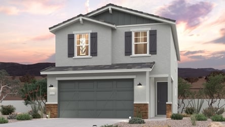 A house with a garage.