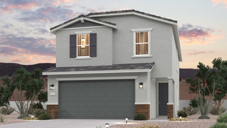 A house with a garage.