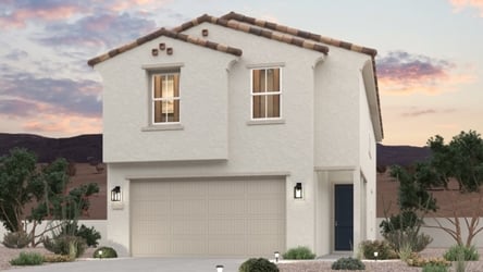 A house with a garage.