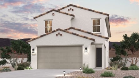 A house with a garage.