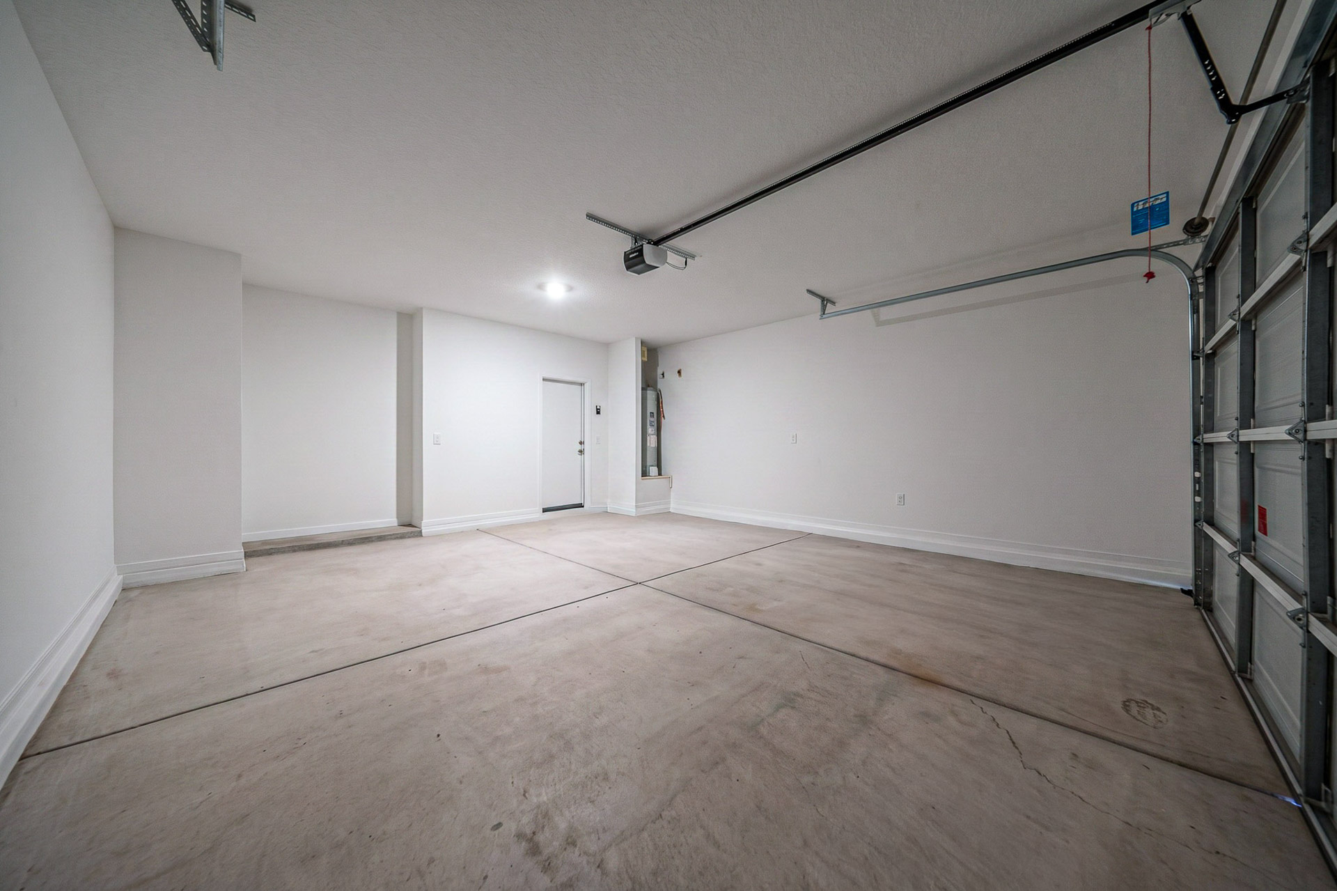 A room with white walls.