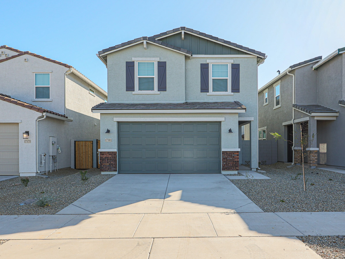 A house with garages and a garage.