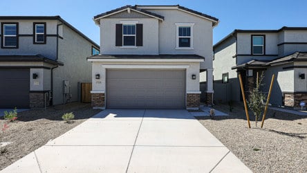 A garage with a garage.