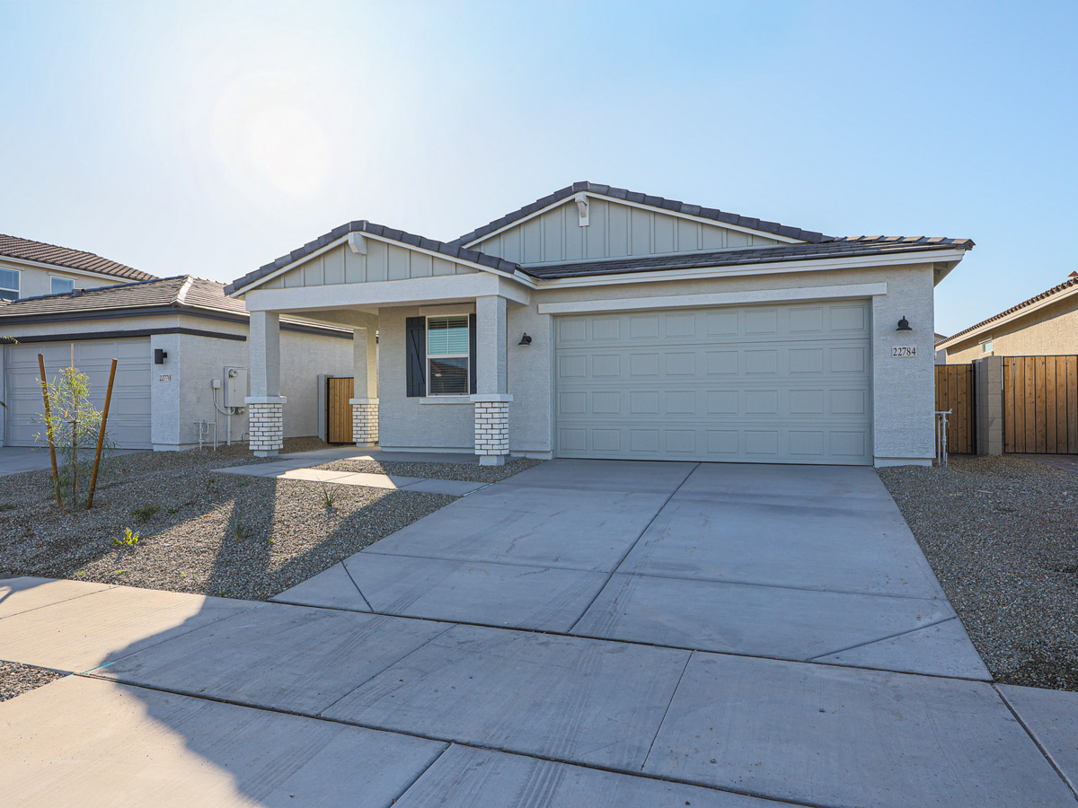 A house with garages.