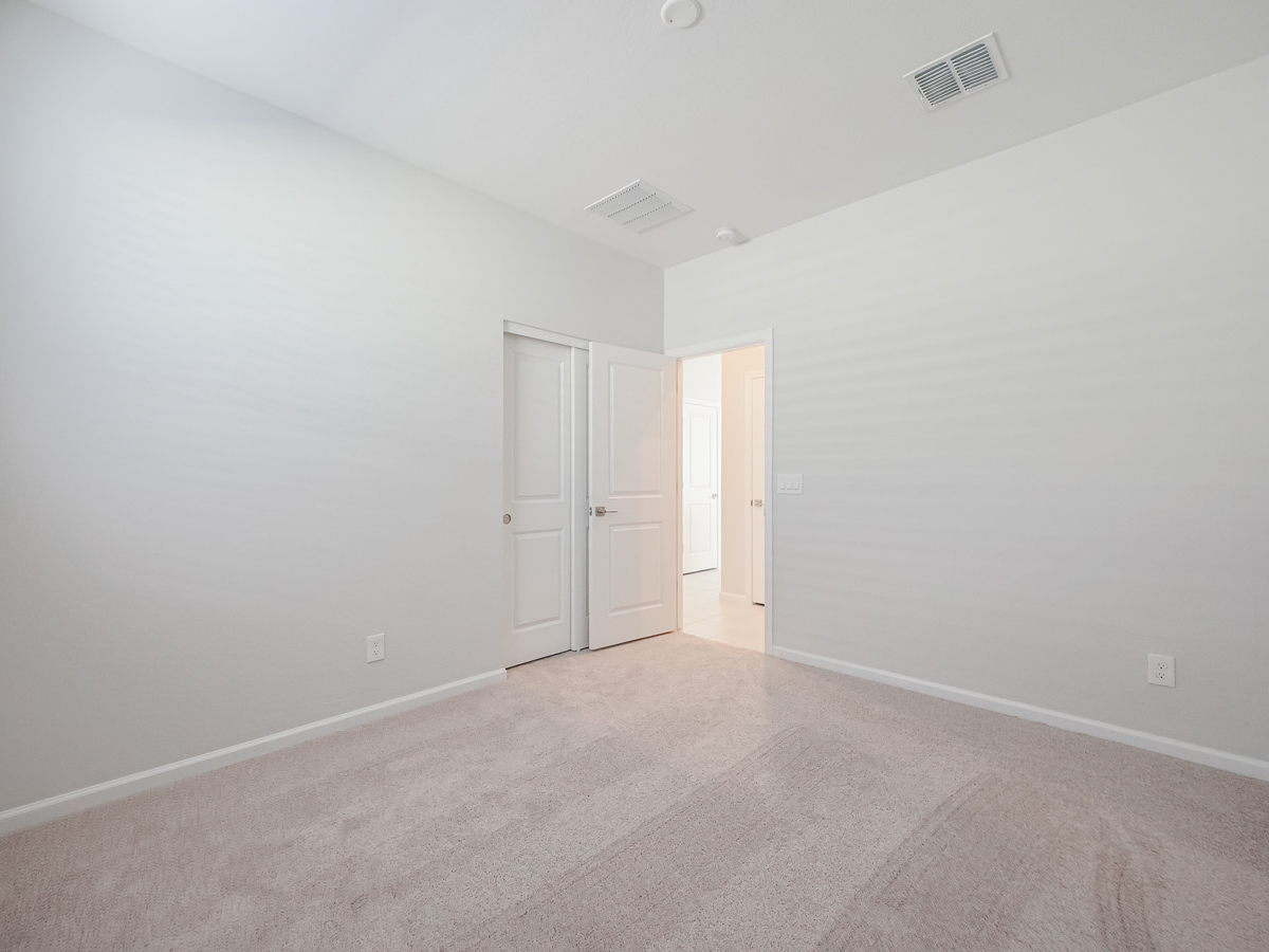 A room with white walls.