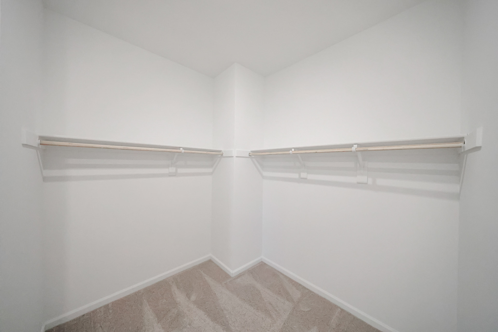 A white room with a white wall.