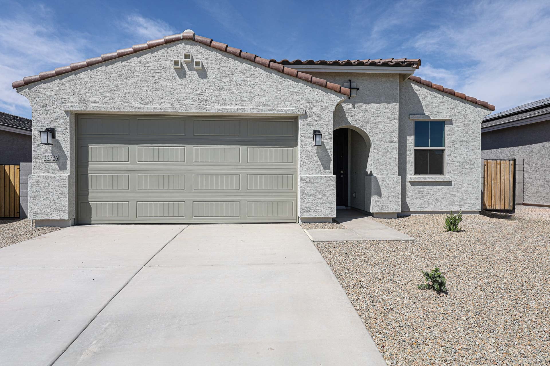 A house with garages and a garage.