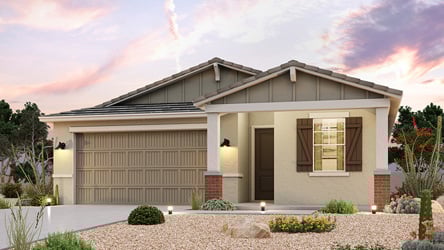 A house with a driveway.