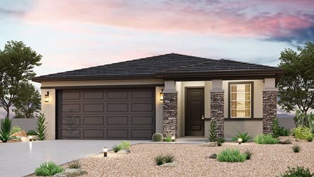 A house with a driveway.