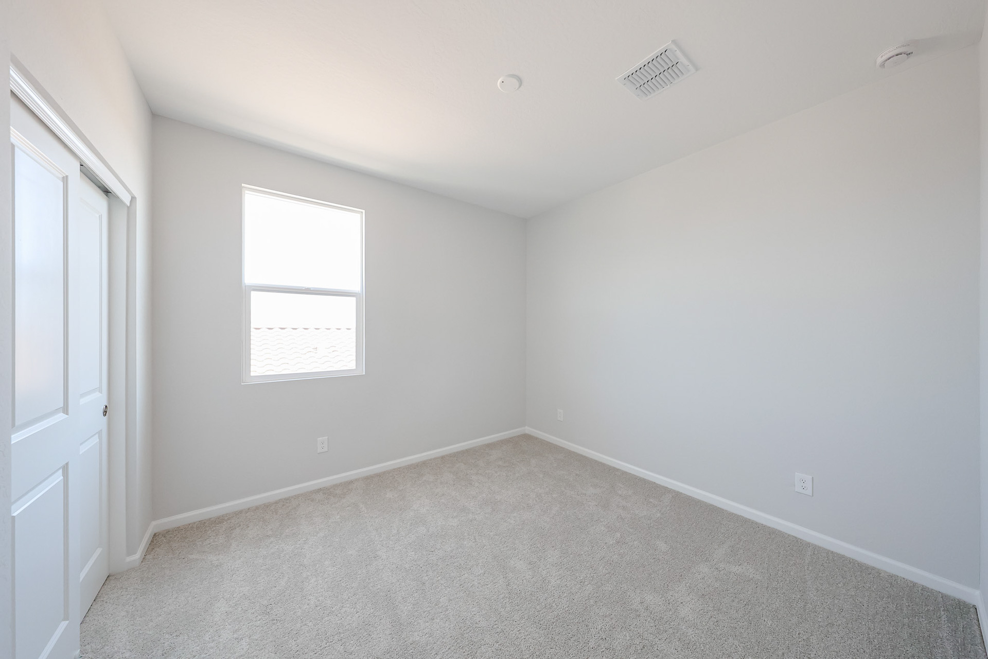 A room with white walls.