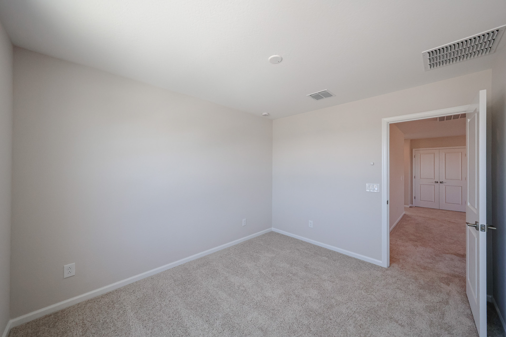 A room with white walls.