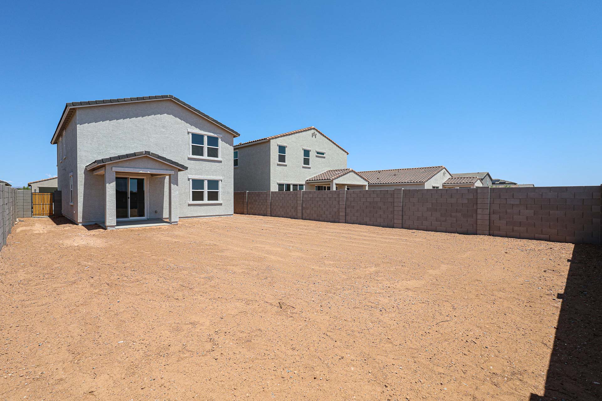 A group of houses.