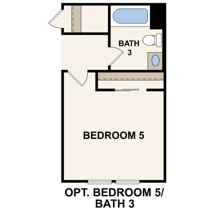 Architectural drawing of 2-story home in Maricopa, AZ with optional 3-Car Garage and USDA Loans available near Amarillo Creek.