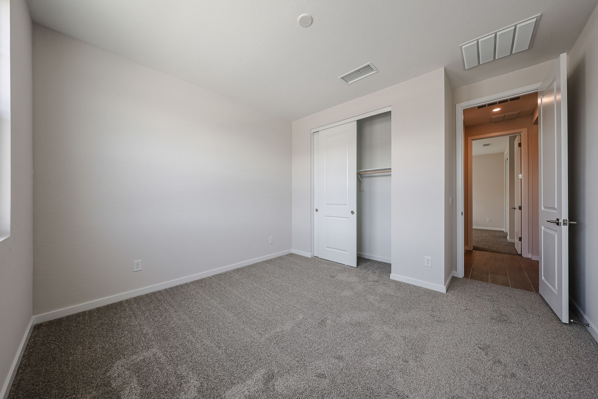 A room with white walls.