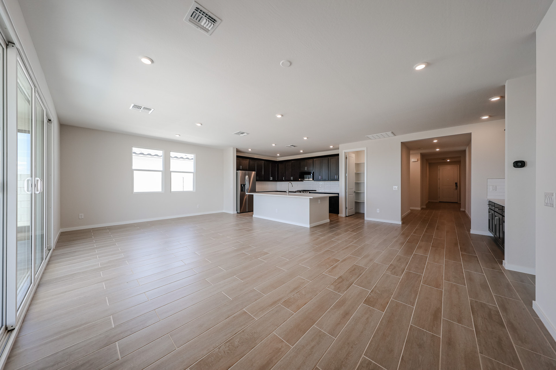 A large empty room.