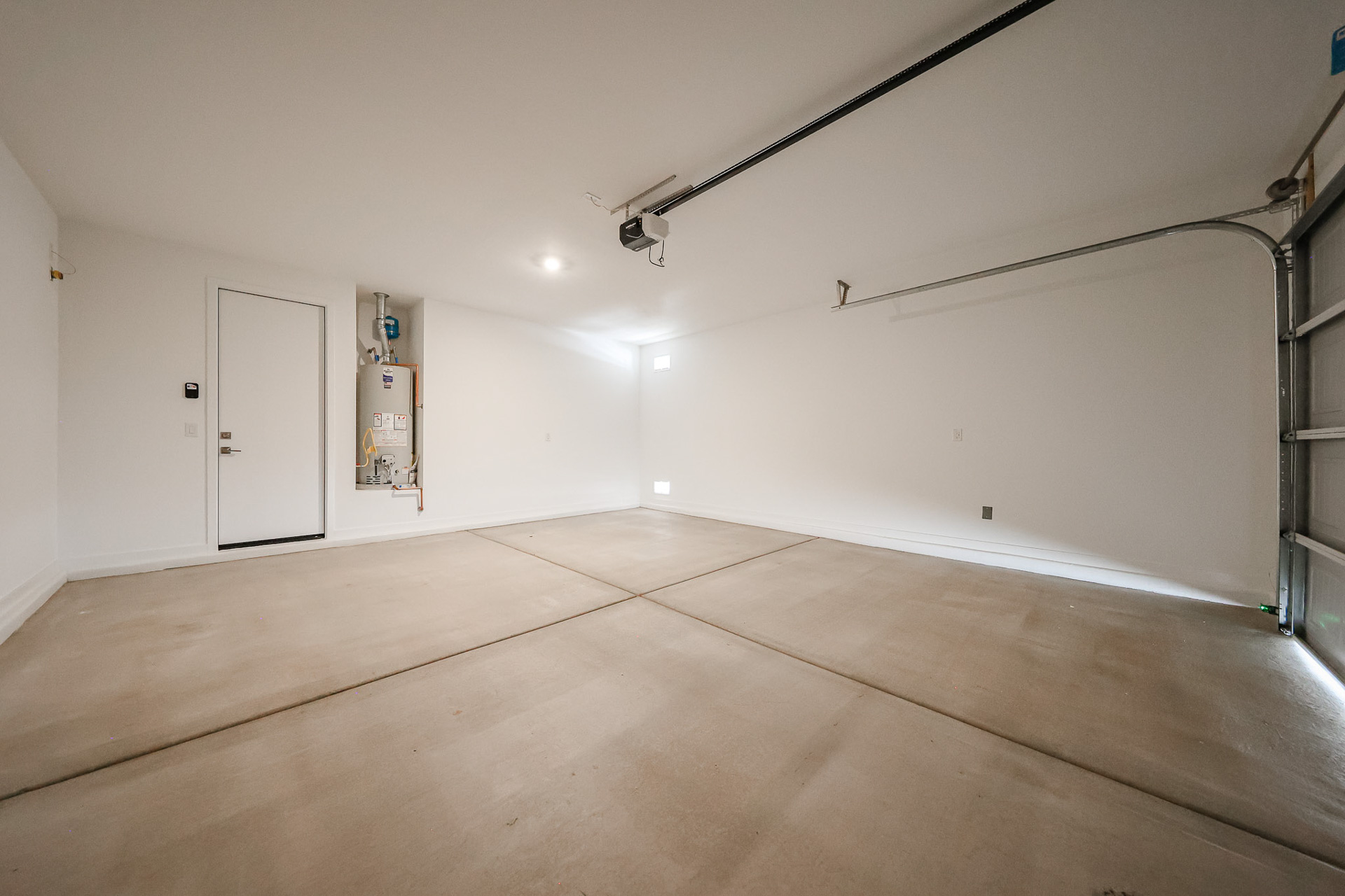 A room with white walls.