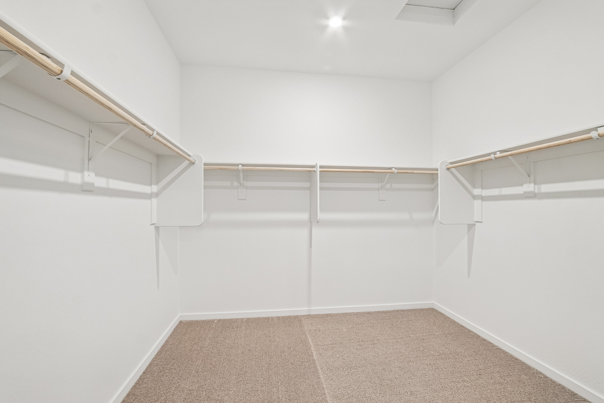 A white room with white walls.