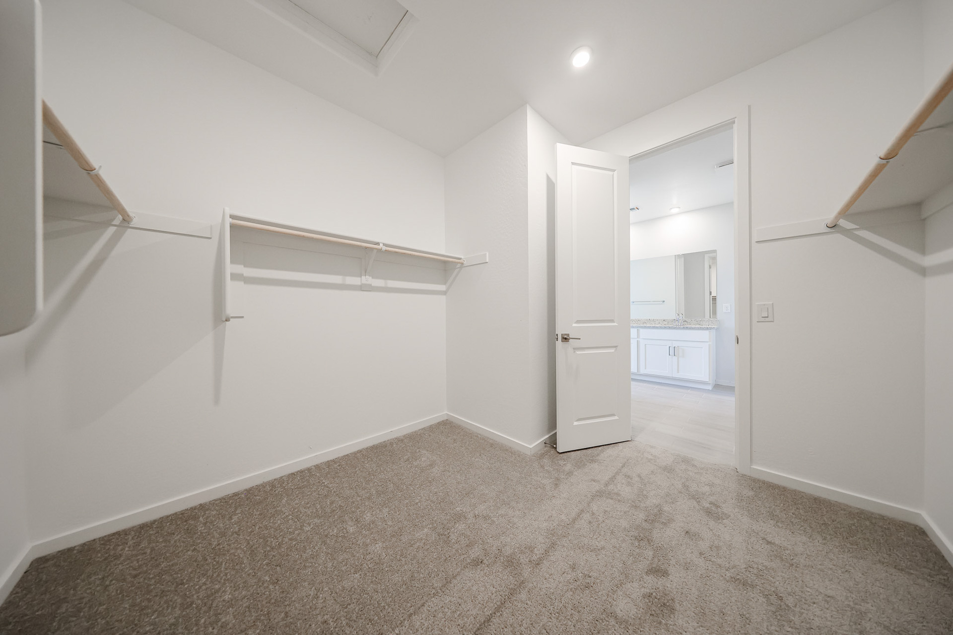 A room with white walls.