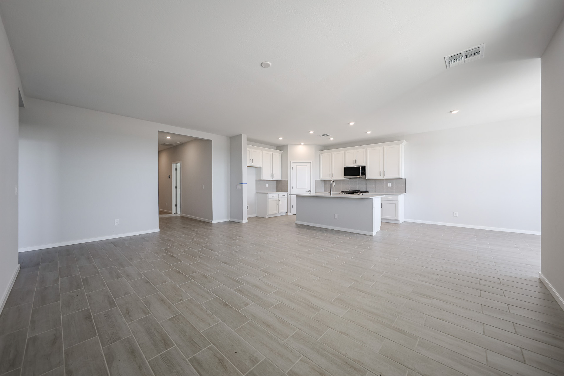 A large empty room.