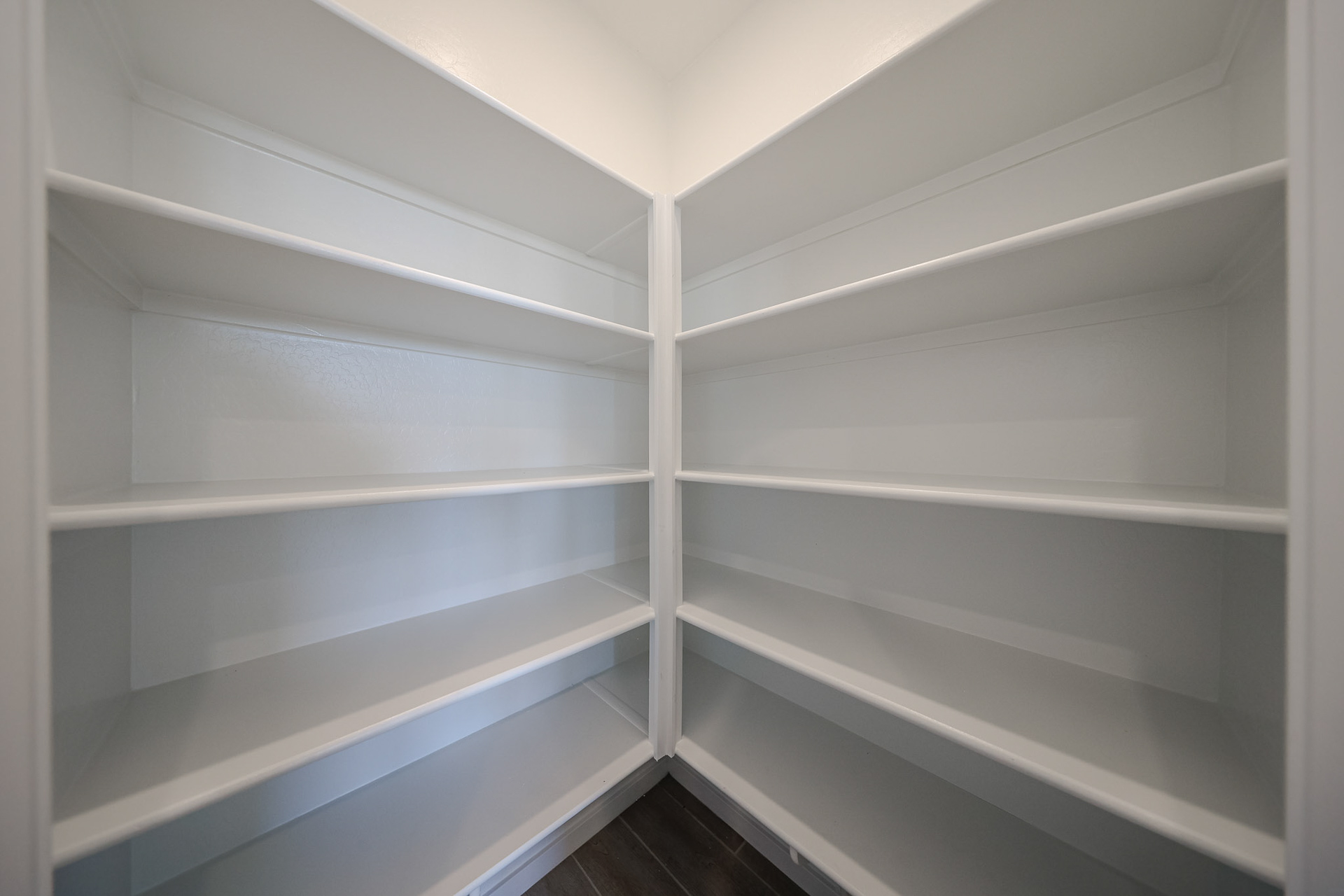 A white shelf with white shelves.