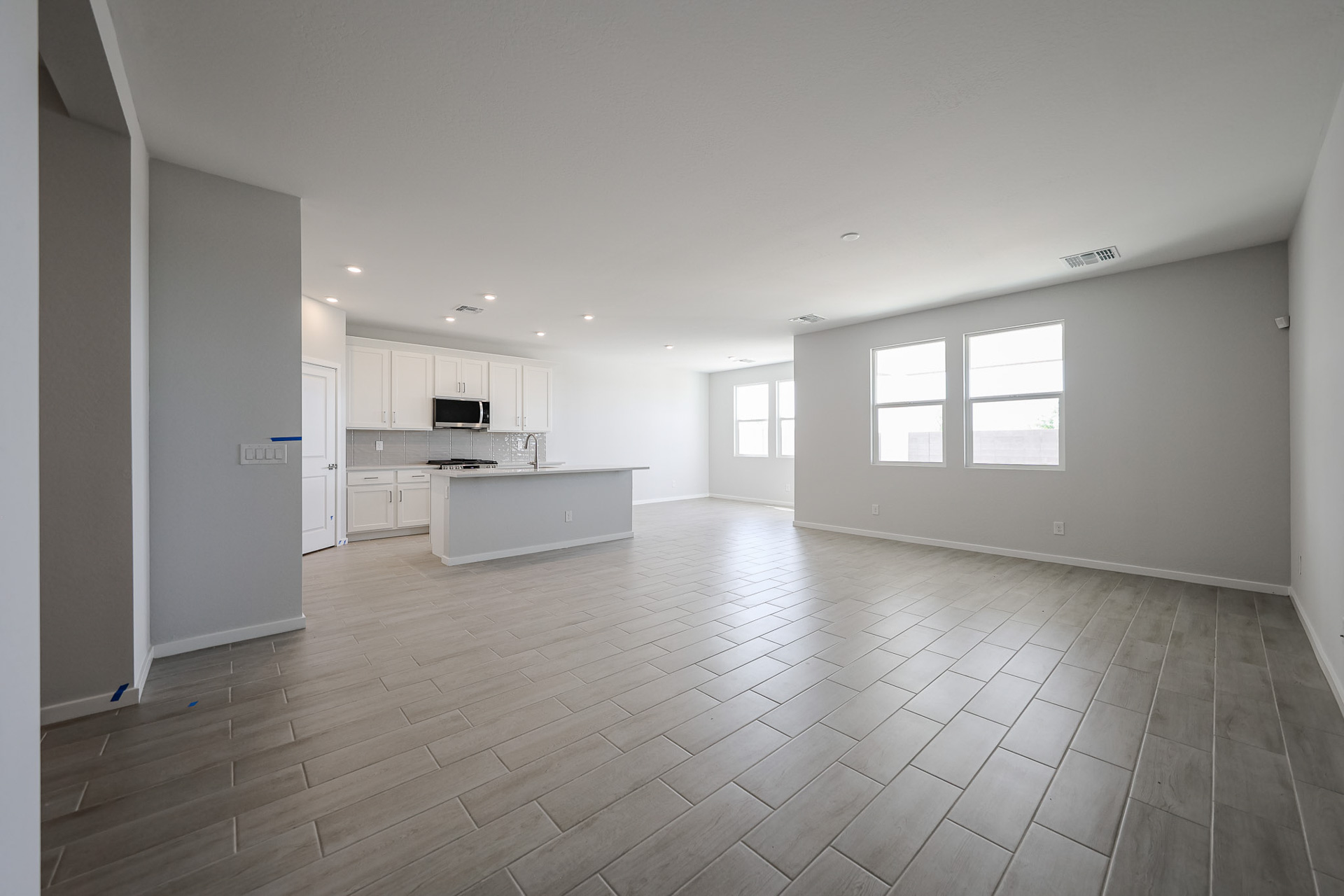A large empty room.