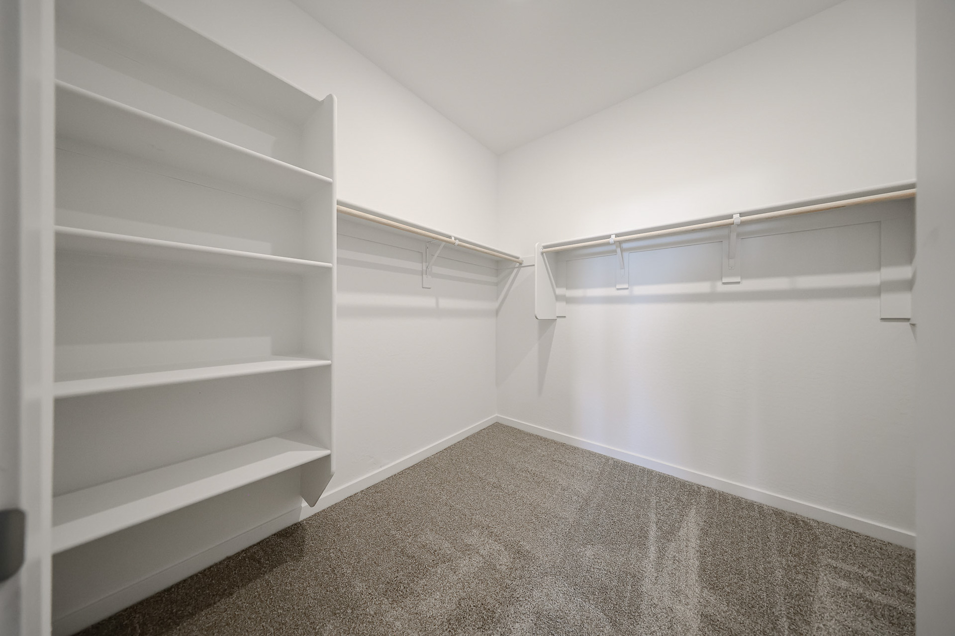 A white room with white walls.