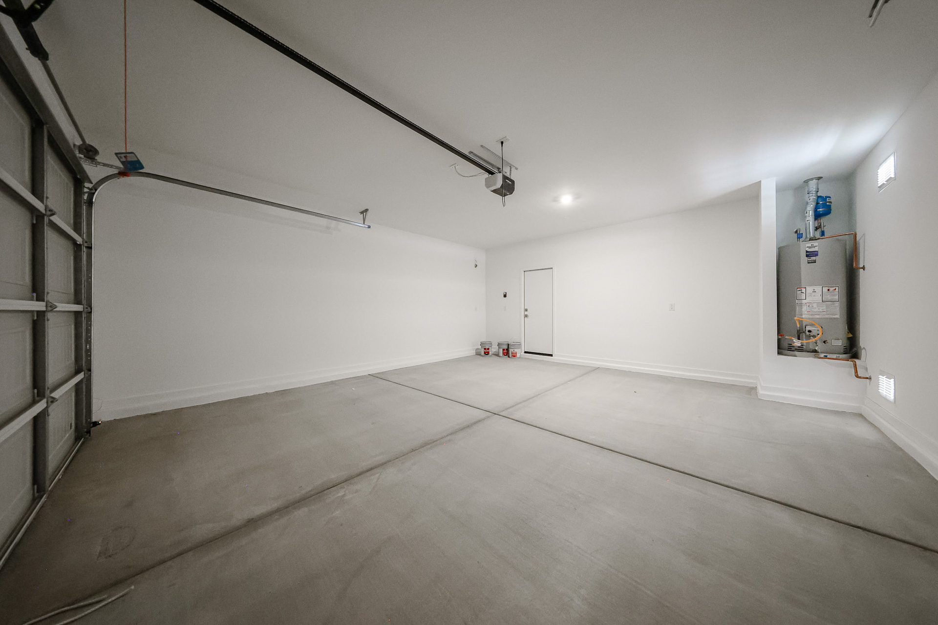A room with white walls.