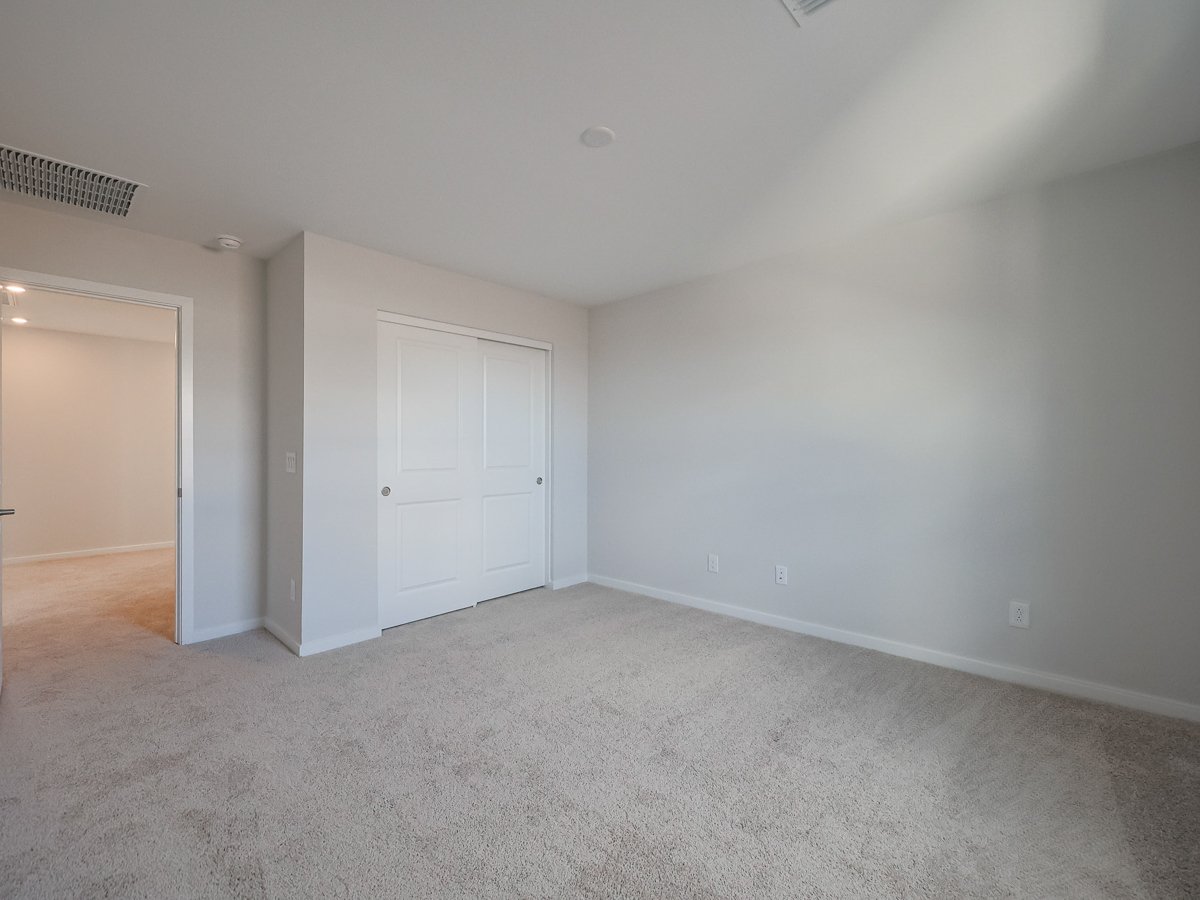A room with white doors.