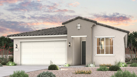 Twilight rendering of a new home for sale in Surprise, AZ by Century Communities.