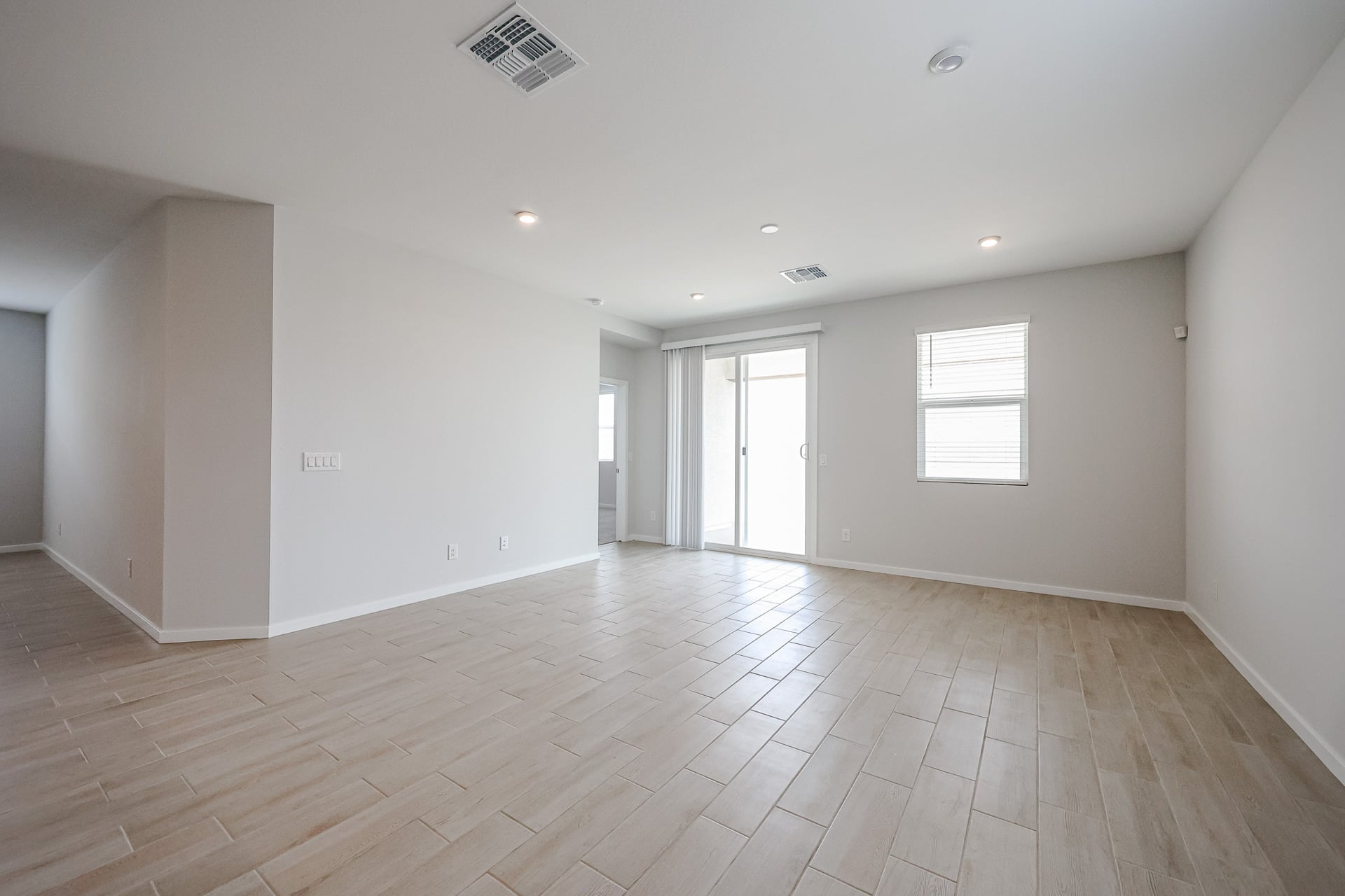 A large empty room.
