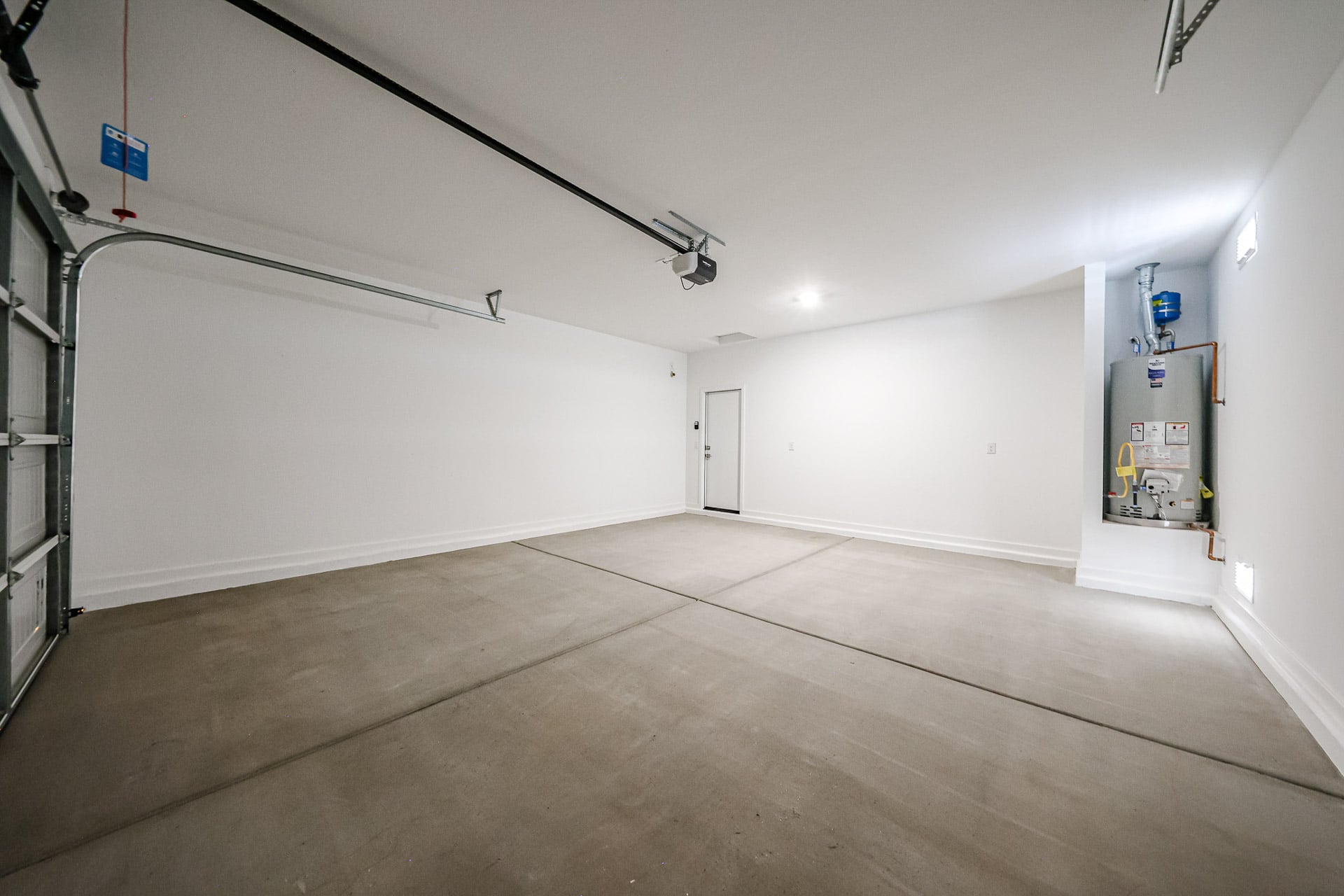 A room with white walls.