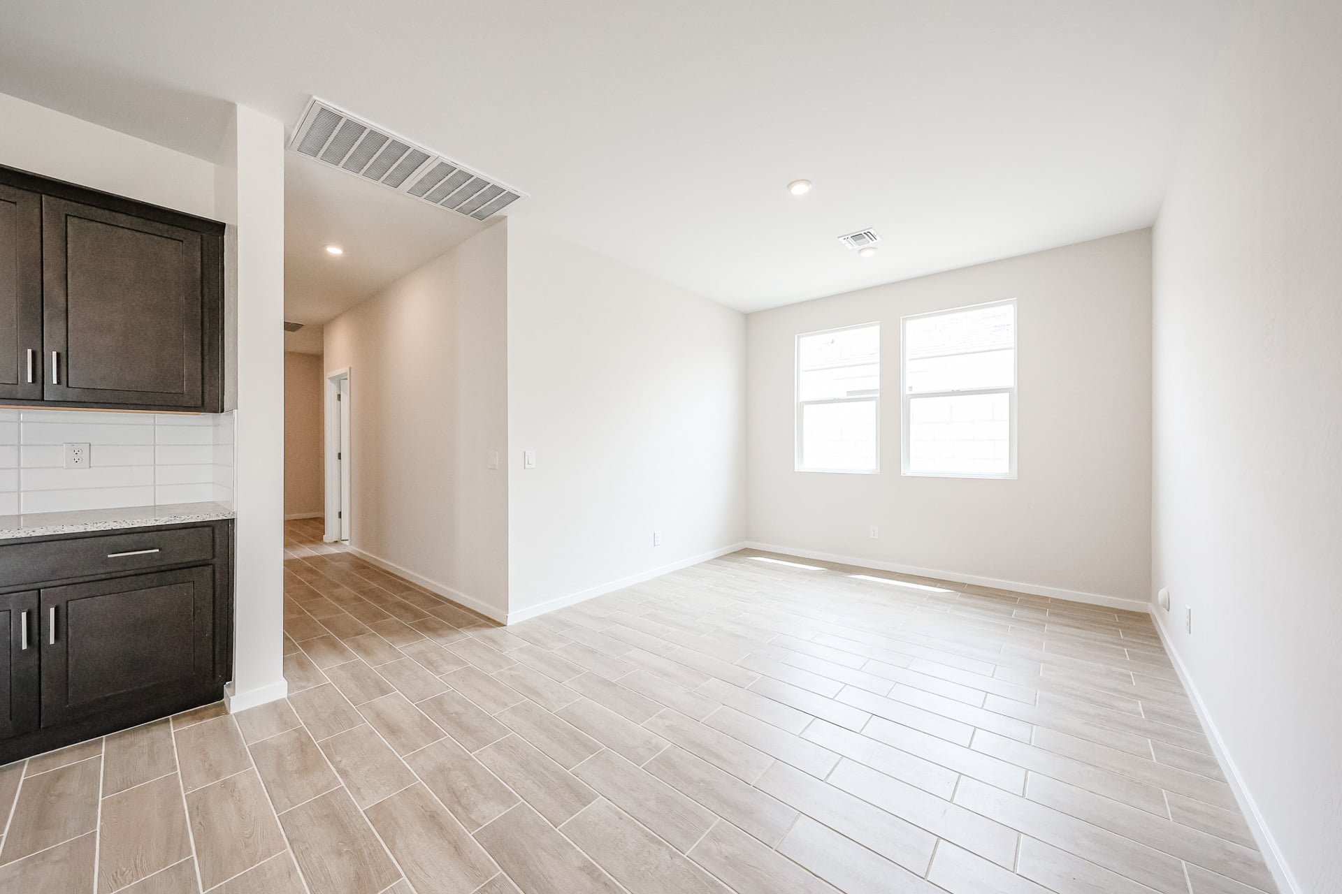A large empty room.