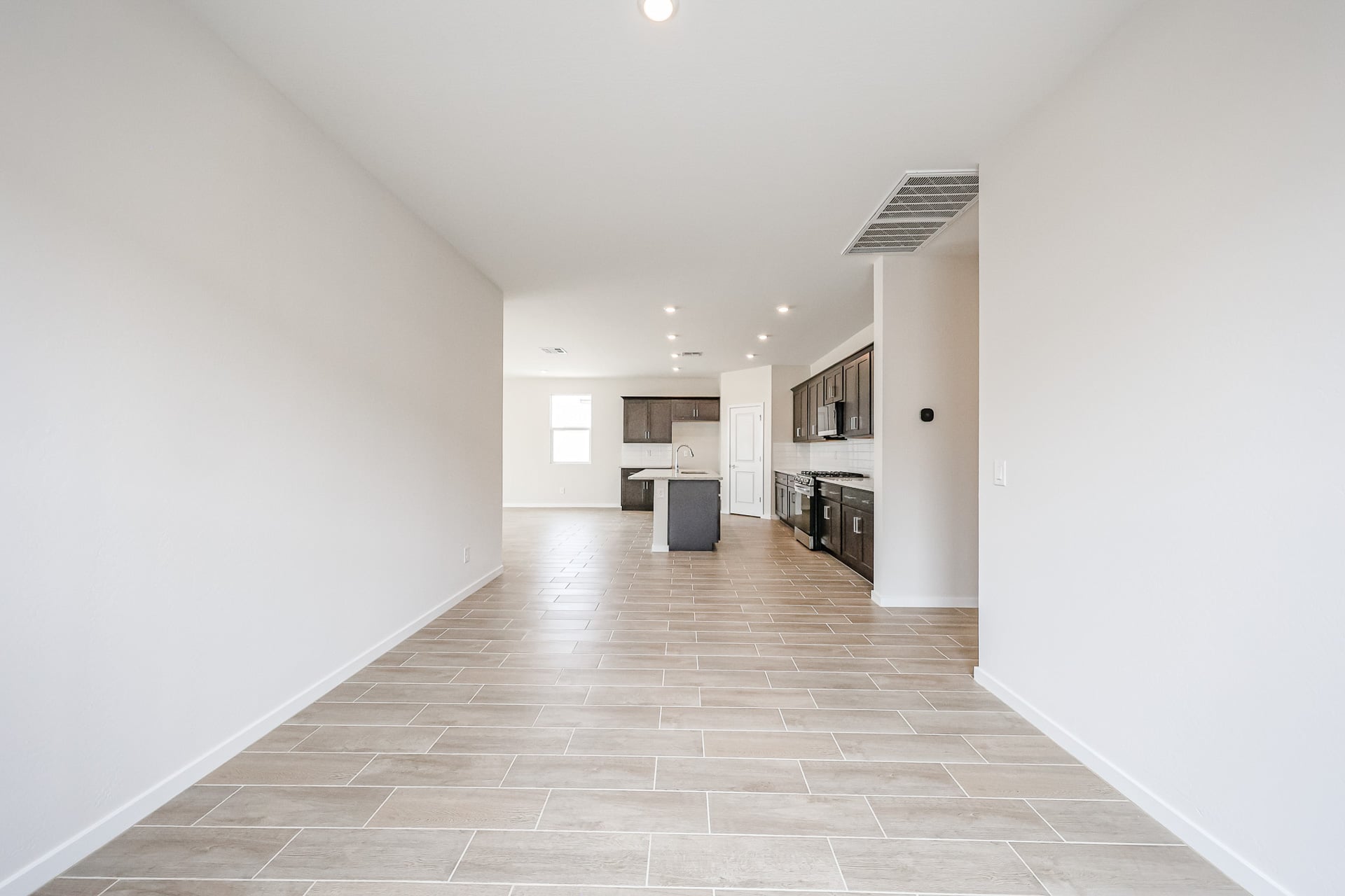 A large empty hallway.