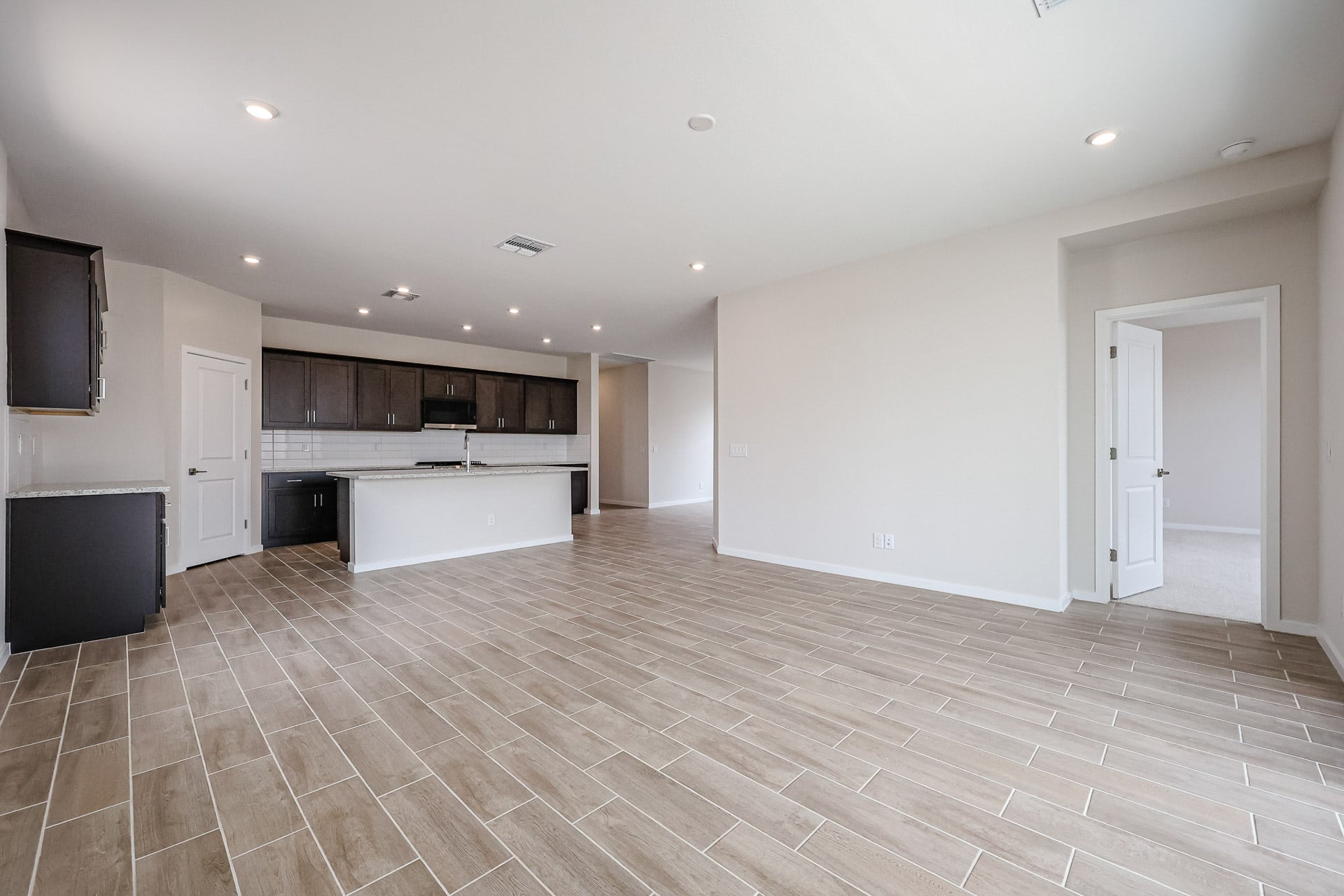 A large empty room.