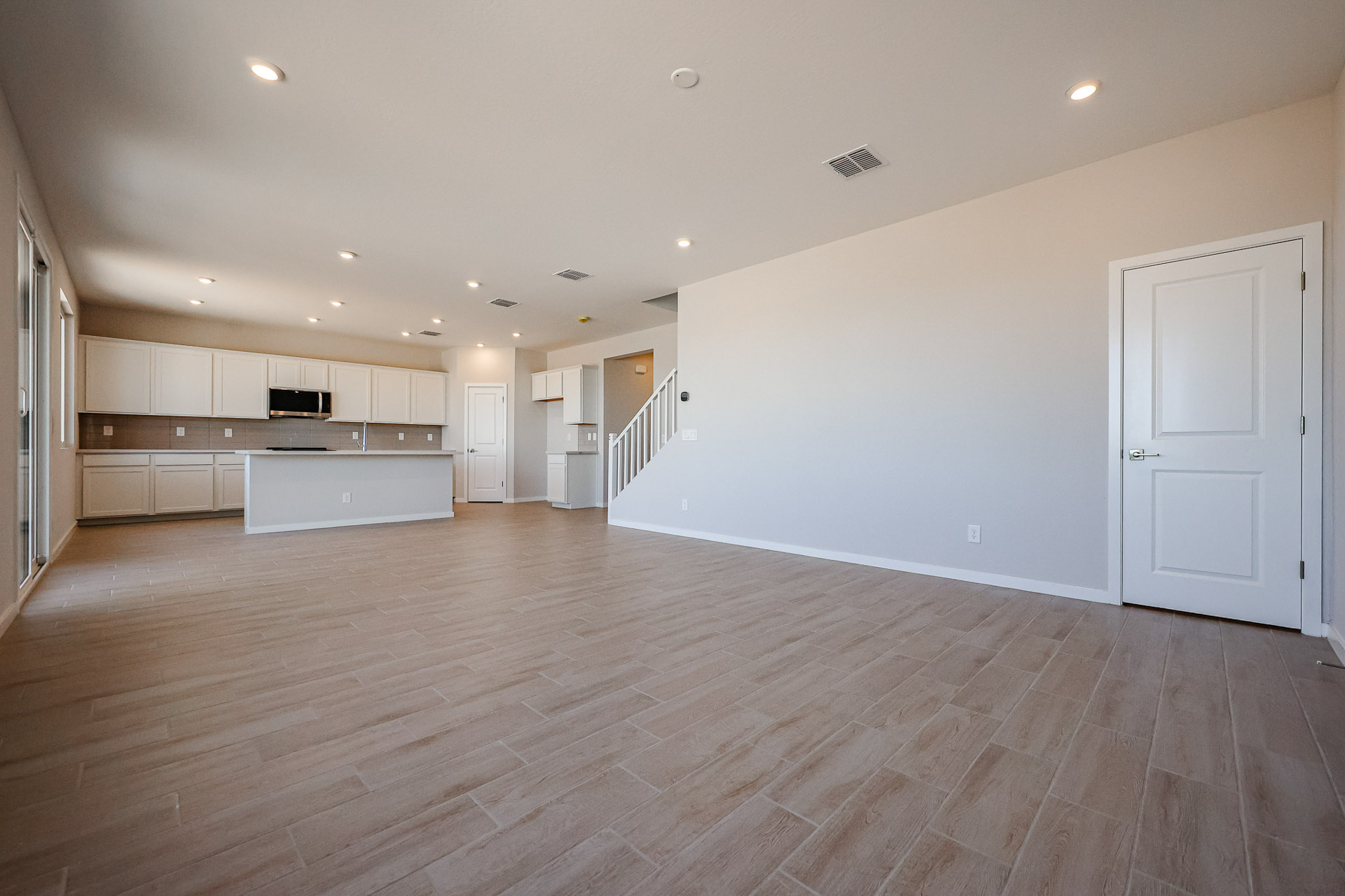 A large empty room.