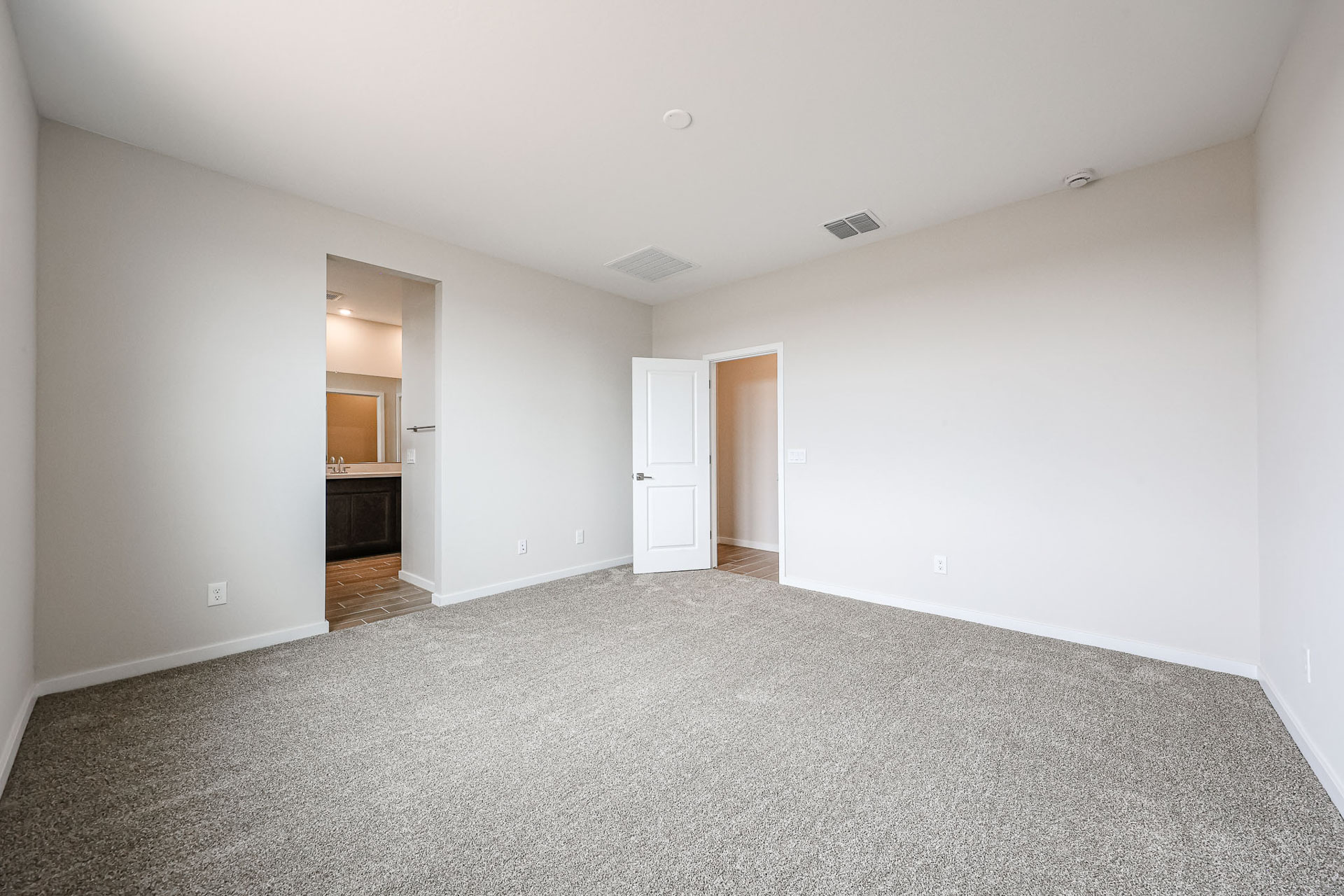 A room with white walls.