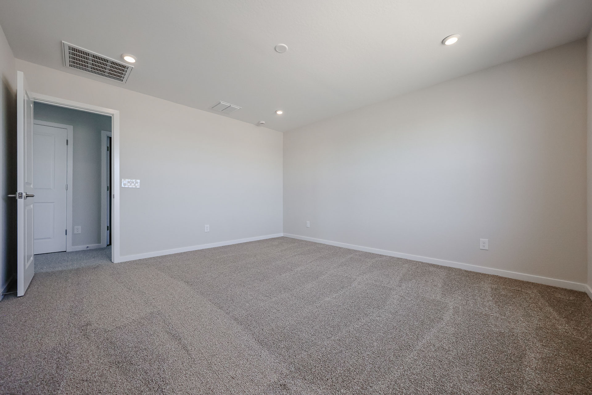 A room with white walls.