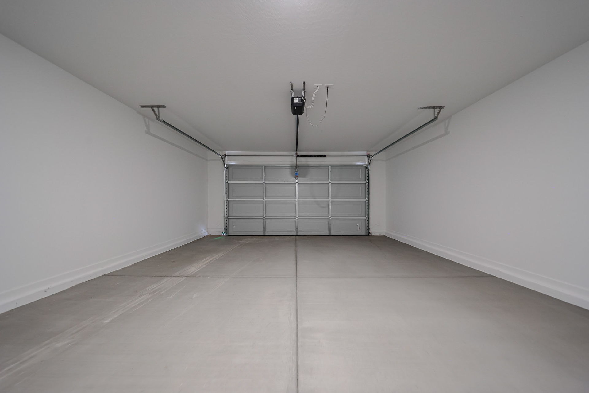 A room with white walls.