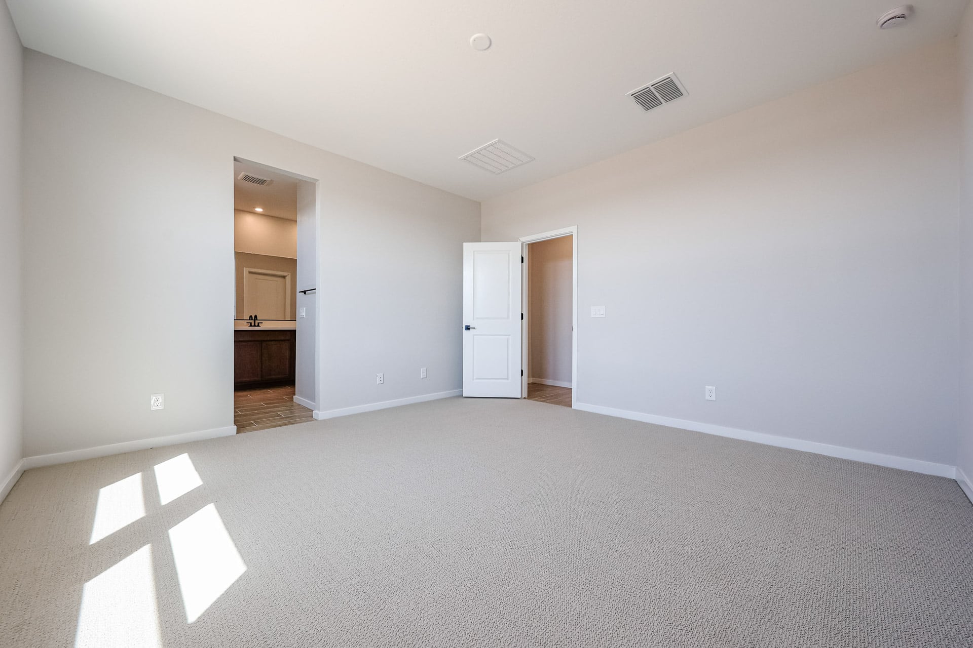 A room with white walls.