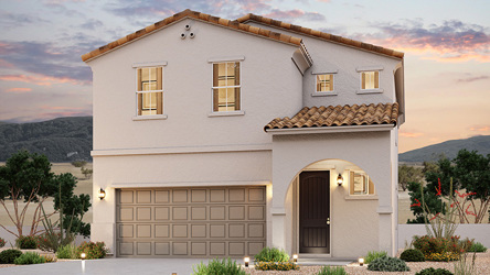 A house with a large front yard.