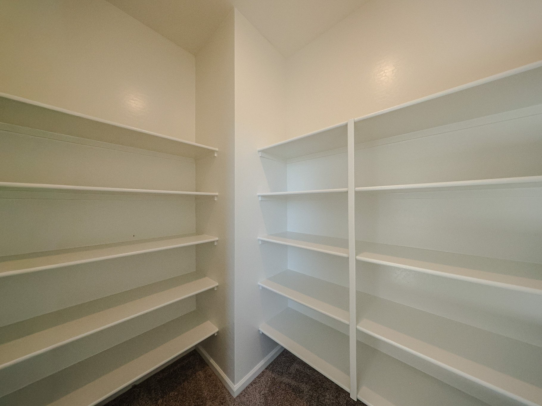 A white shelving unit.